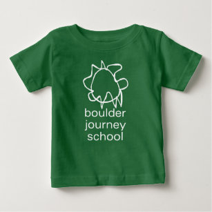 Boulder Journey School Infant T-Shirt - white text