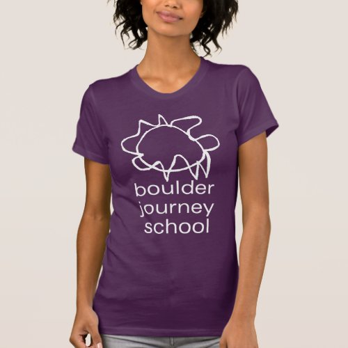 Boulder Journey School Womens T_Shirt Fitted