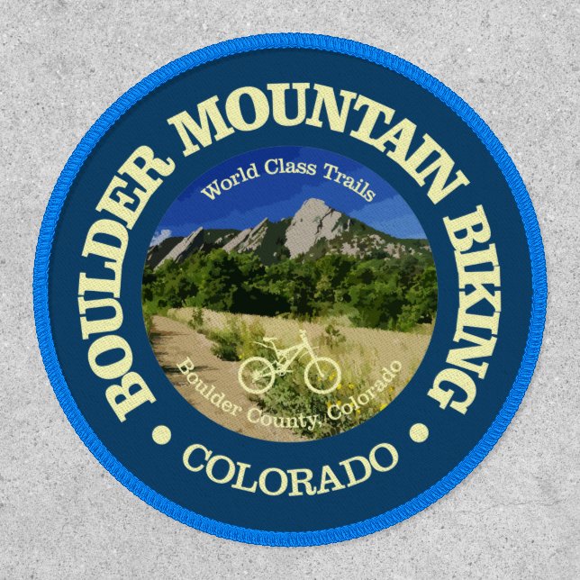 Boulder Mountain Biking (MTB C) Patch (Front)