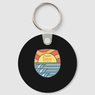 Boulder Reservoir Lake Colorado Co Sunset Souvenir Keychain