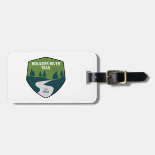 Boulder River Trail Washington Luggage Tag