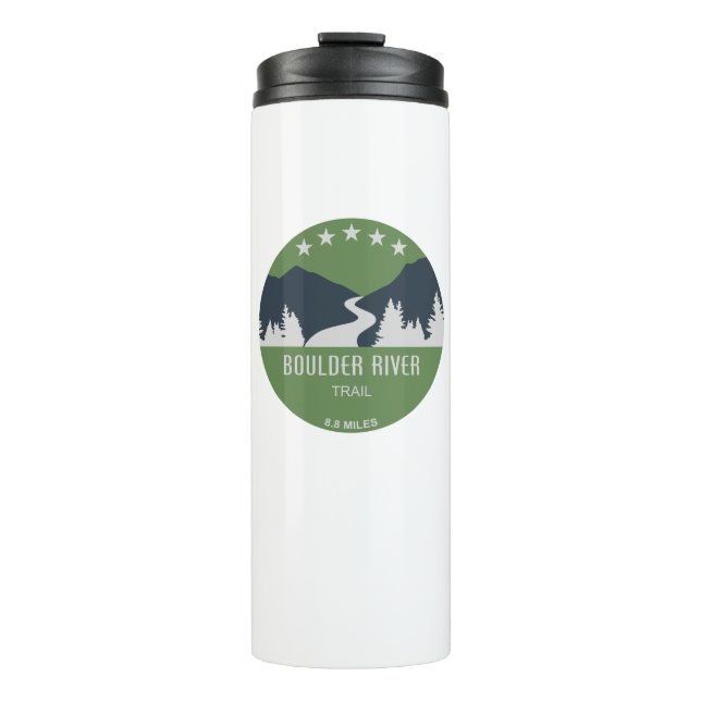 Boulder River Trail Washington Thermal Tumbler (Front)