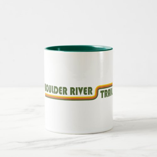 Boulder River Trail Washington Two_Tone Coffee Mug