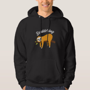 Boulder Sloth Climbing Rock Climbing Hoodie
