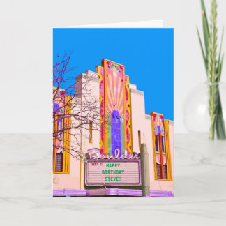 Boulder Theater Customizable Markee Card
