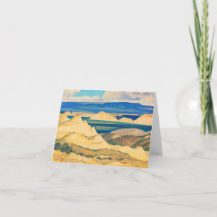 Boulder Valley by Maynard Dixon Letterpress Thank You Card