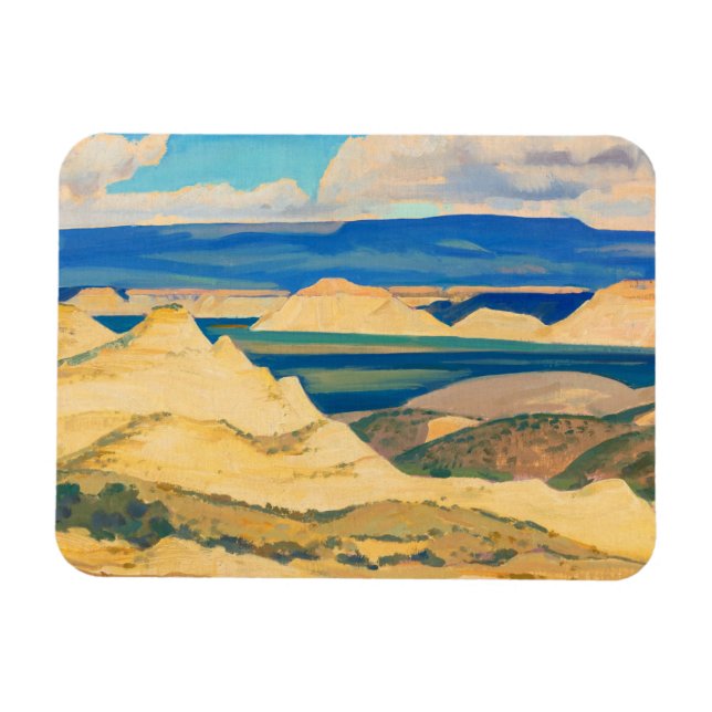 Boulder Valley by Maynard Dixon Magnet (Horizontal)