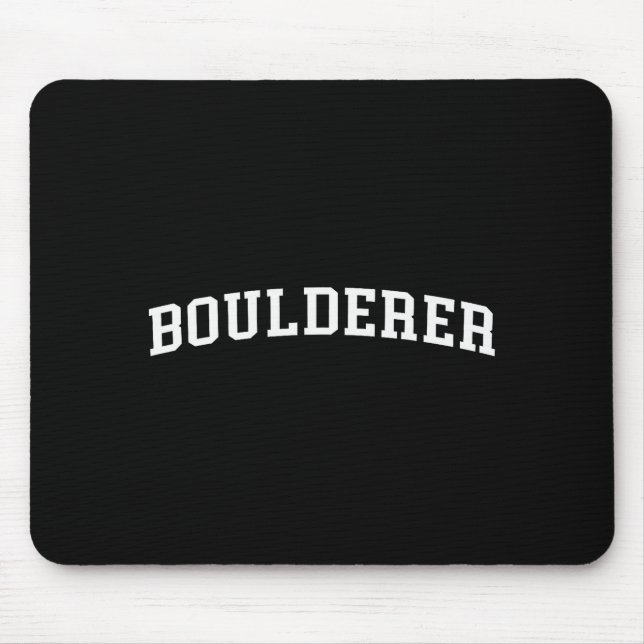 Boulderer  mouse pad (Front)