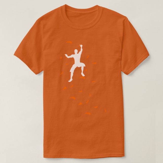Bouldering Boulder Sport Climbing Wall T-Shirt (Design Front)