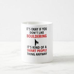 Bouldering Gifts Boulderer Rock Climbing Boulder Coffee Mug
