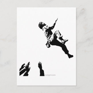 Bouldering Graphic Postcard
