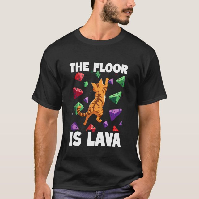 Bouldering & Indoor Rock Climbing, Climber & Bould T-Shirt (Front)