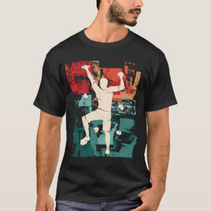 Bouldering Mountain Climber Vintage Rock Climbing T-Shirt