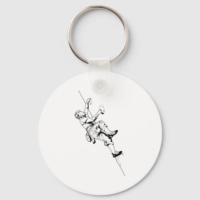 Bouldern Kletternwand Keychain (Front)