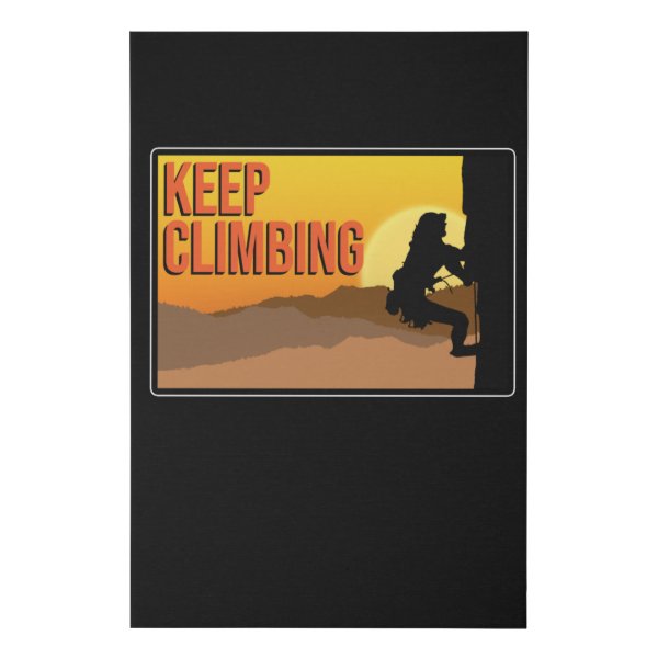 Rock Climbing Posters & Prints Zazzle