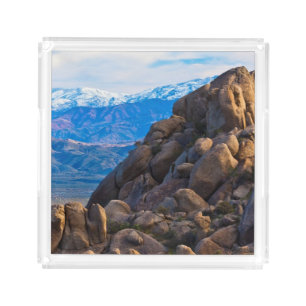 Boulders and Mountains Acrylic Tray