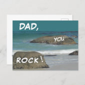 Boulders Beach - DAD You ROCK - Postcard (Front/Back)