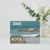 Boulders Beach - DAD You ROCK - Postcard (Standing Front)