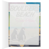 boulders beach South africa cartoon travel posyer (Inside (Right))