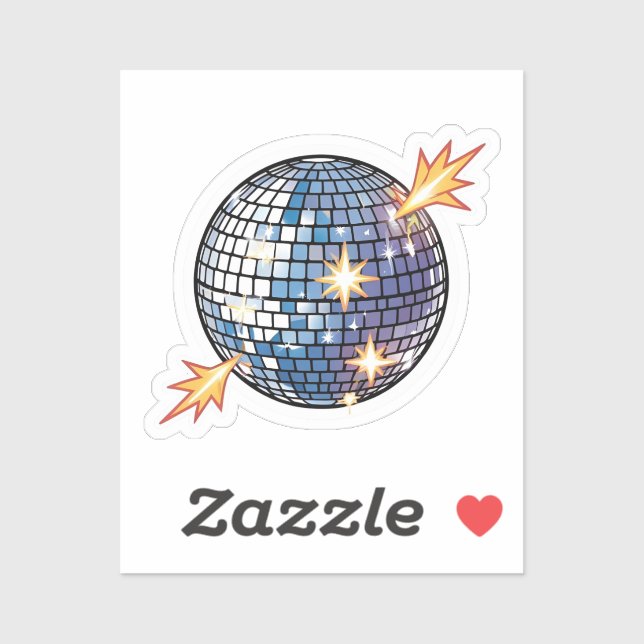  boule disco sticker (Sheet)