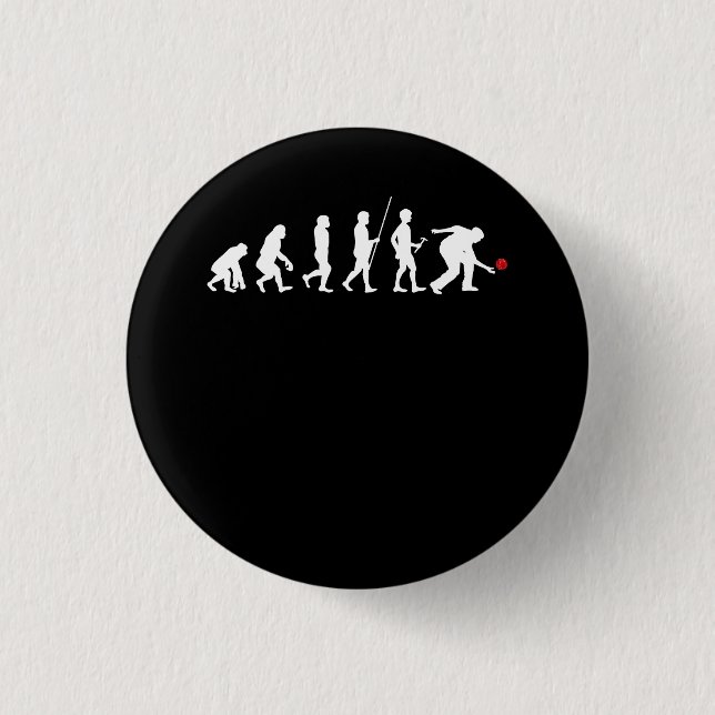Boule Evolution Ideal Petanque Boccia Bocce Sport  Button (Front)