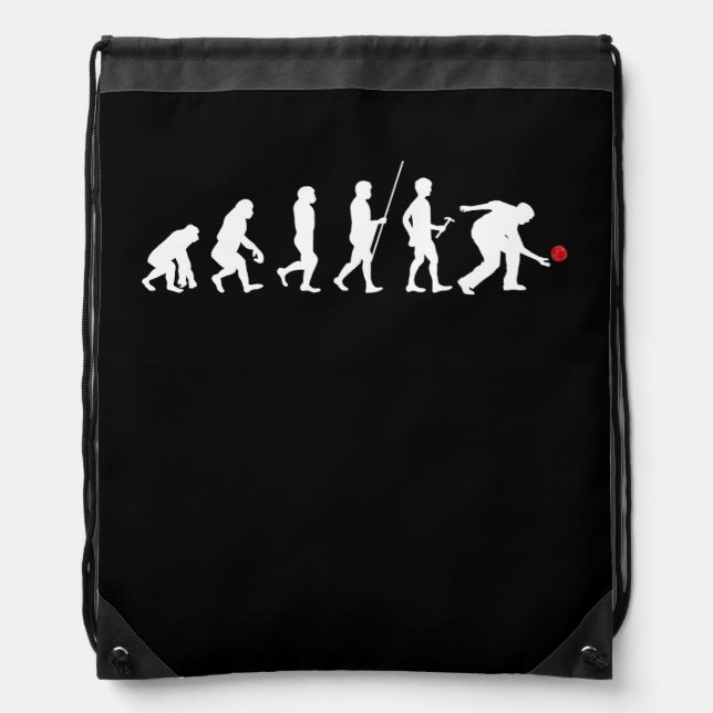 Boule Evolution Ideal Petanque Boccia Bocce Sport  Drawstring Bag (Front)