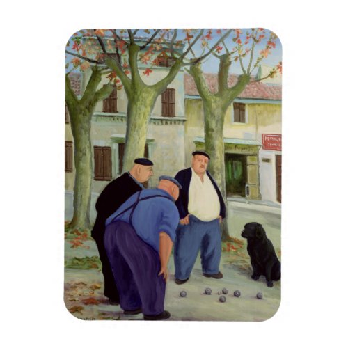 Boules Players Magnet