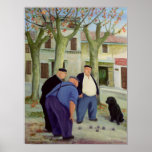 Boules Players Poster at Zazzle