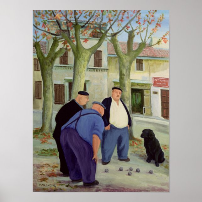 Boules Players Poster (Front)