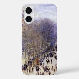 Boulevard des Capucines by Claude Monet, Fine Art iPhone 16 Case