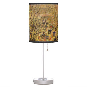 Boulevard des Capucines by Claude Monet, Fine Art Table Lamp