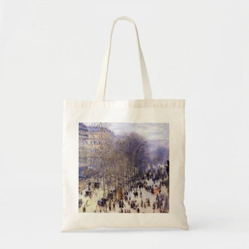 Boulevard des Capucines by Claude Monet Fine Art Tote Bag