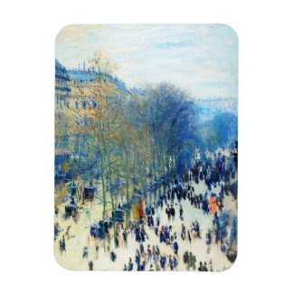 Boulevard des Capucines Claude Monet fine art Magnet