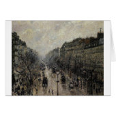 Boulevard Montmartre Foggy Morning by Camille... (Front Horizontal)