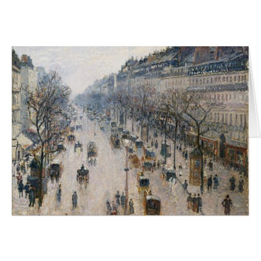 Boulevard Montmartre - Paris - Camille Pissarro (Front Horizontal)