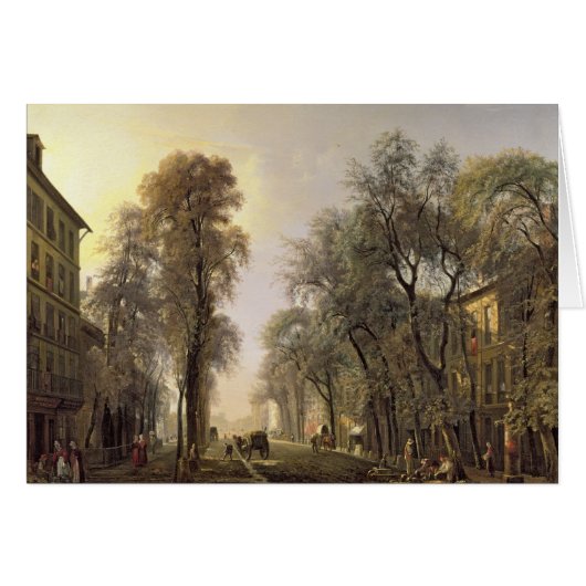 Boulevard Poissonniere in 1834 (Front Horizontal)