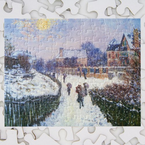 Boulevard Saint Denis Argenteuil by Claude Monet Jigsaw Puzzle