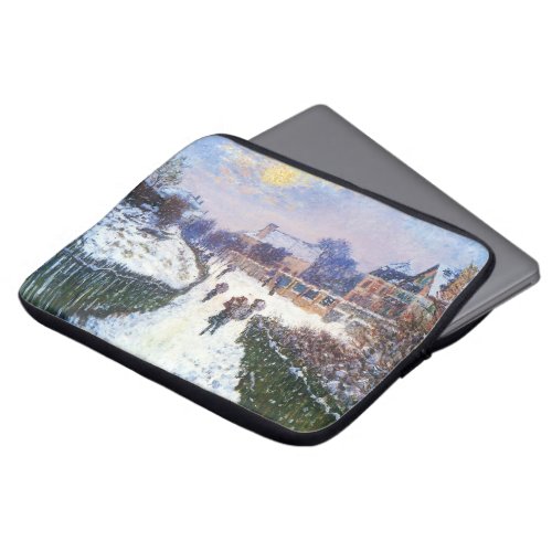Boulevard Saint Denis Argenteuil by Claude Monet Laptop Sleeve
