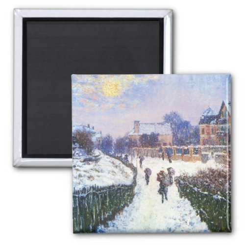 Boulevard Saint Denis Argenteuil by Claude Monet Magnet