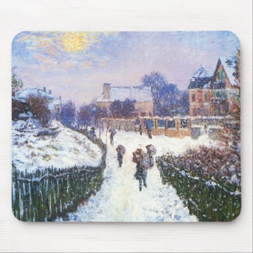 Boulevard Saint Denis Argenteuil by Claude Monet Mouse Pad