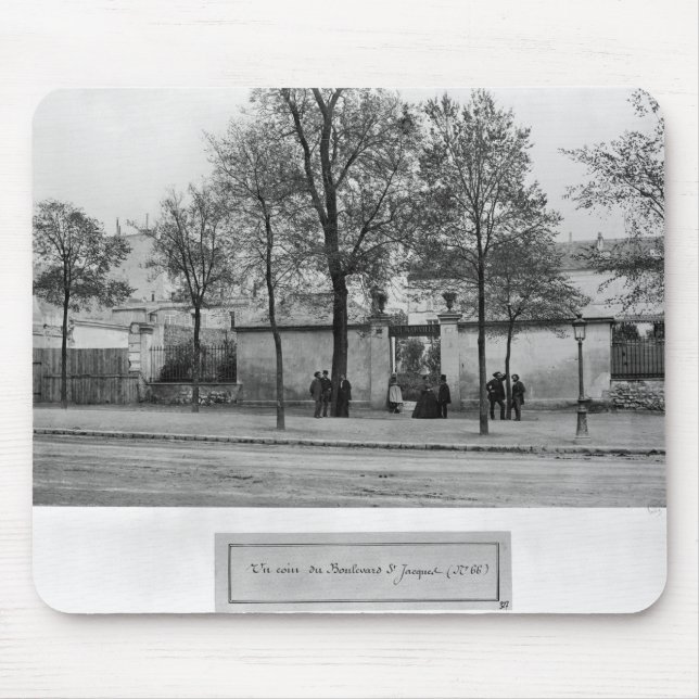 Boulevard Saint-Jacques Mouse Pad (Front)