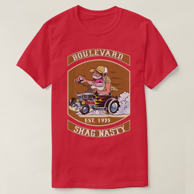 Boulevard Shag Nasty T-Shirt (Design Front)