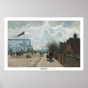 Boulevarde Montmartre at Night  ~ Camille Pissarro Poster