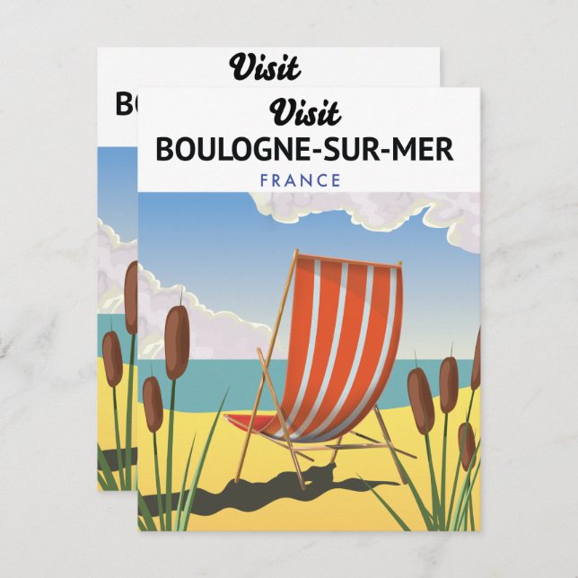 Boulogne-sur-Mer france travel poster (Front/Back)