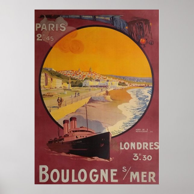 BOULOGNE SUR MER POSTER (Front)