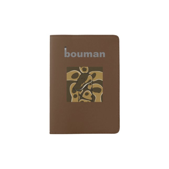 bouman251 ball python normal1 passport holder (Front)