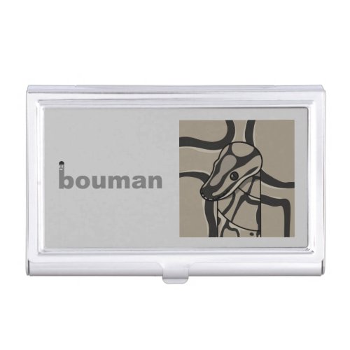 bouman280 ball python Axanthic Spider Business Card Case