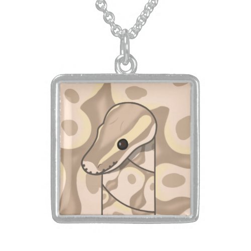 bouman304 ball python Pastel Banana baby Sterling Silver Necklace