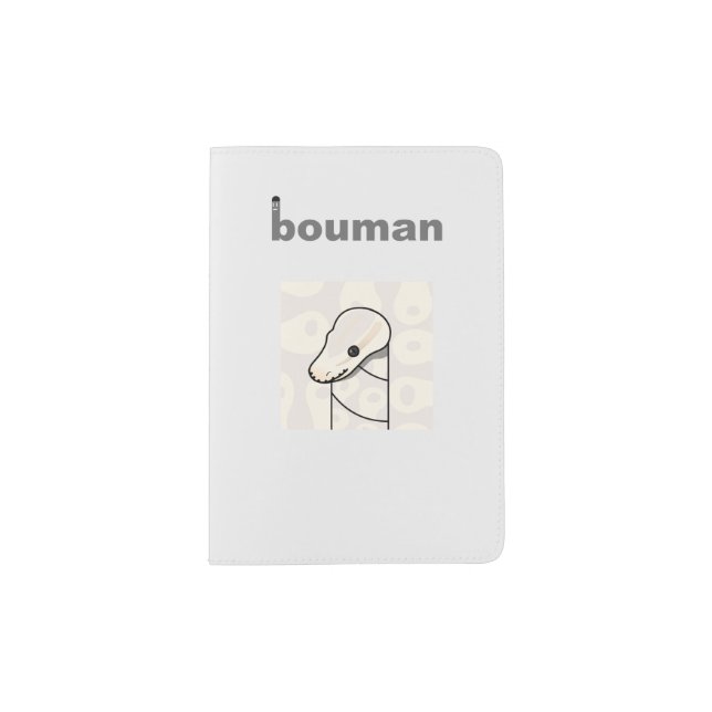 bouman389 ball python Super Banana Passport Holder (Front)