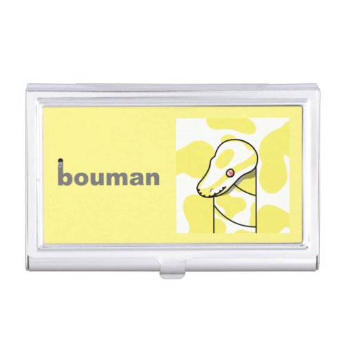 bouman436 ball python Albino1 Business Card Case